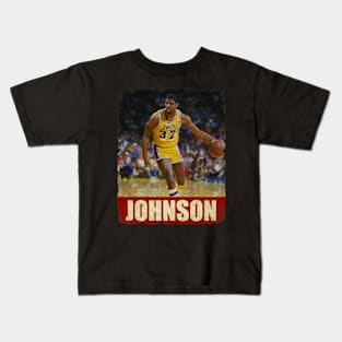 Magic Johnson - RETRO STYLE Kids T-Shirt